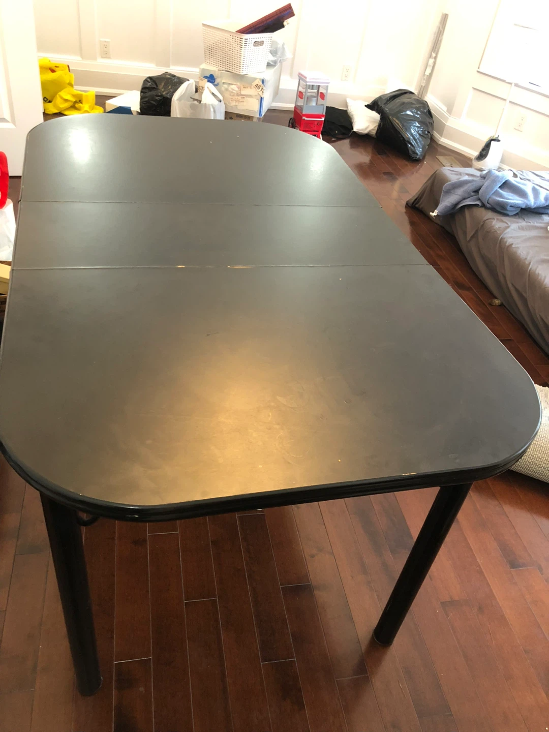 Dark Extendable Dining Table and Chairs - photo 4