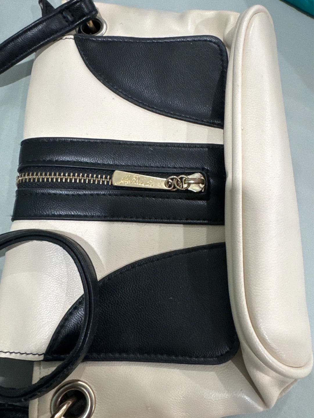 Betsey Johnson Cream & Black Shoulder Bag - photo 2