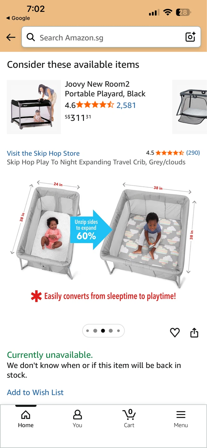 Skip Hop Play To Night Expanding Travel Crib - photo 2