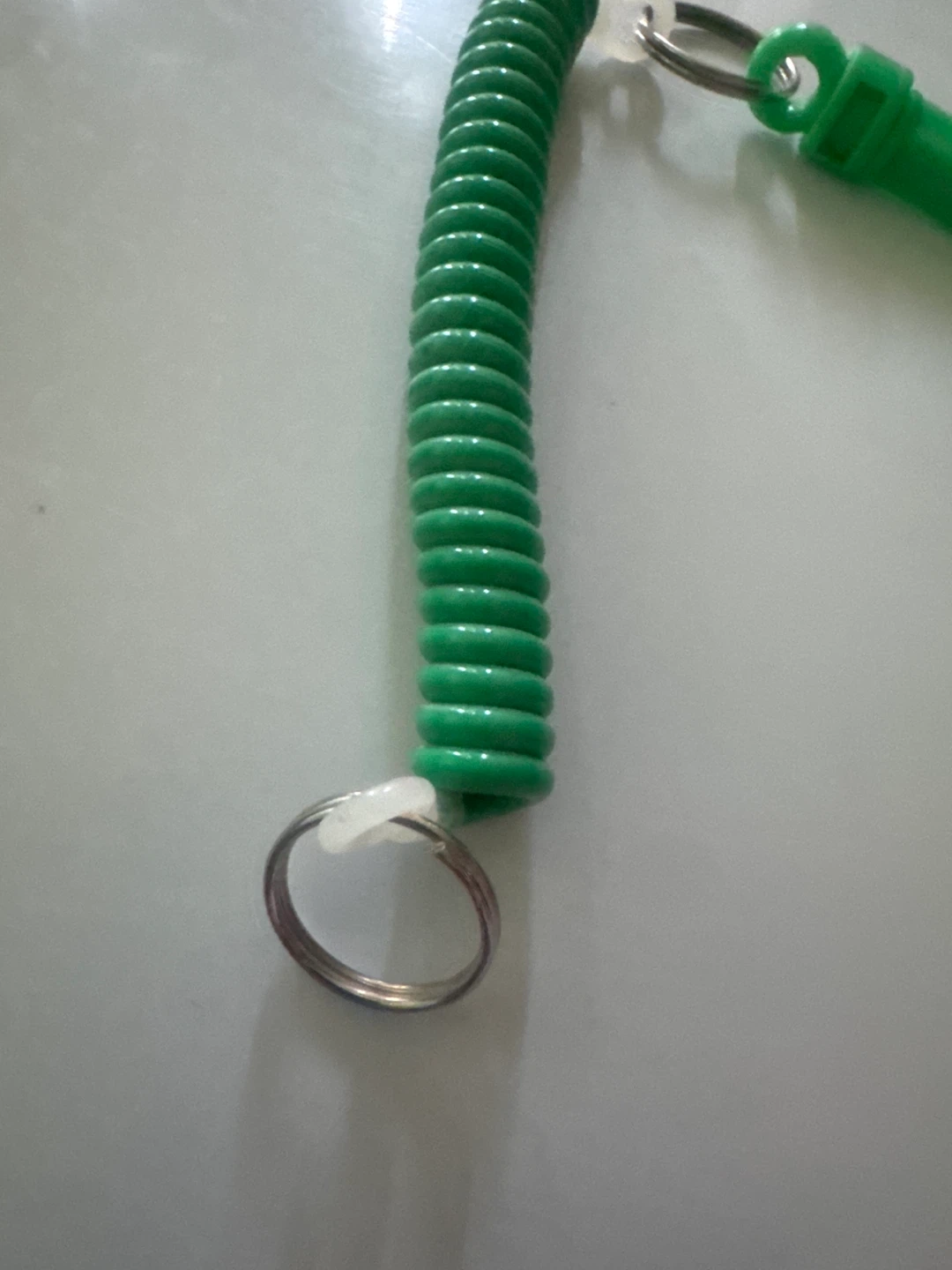 Green Coil Lanyard with Swivel Clip - photo 3