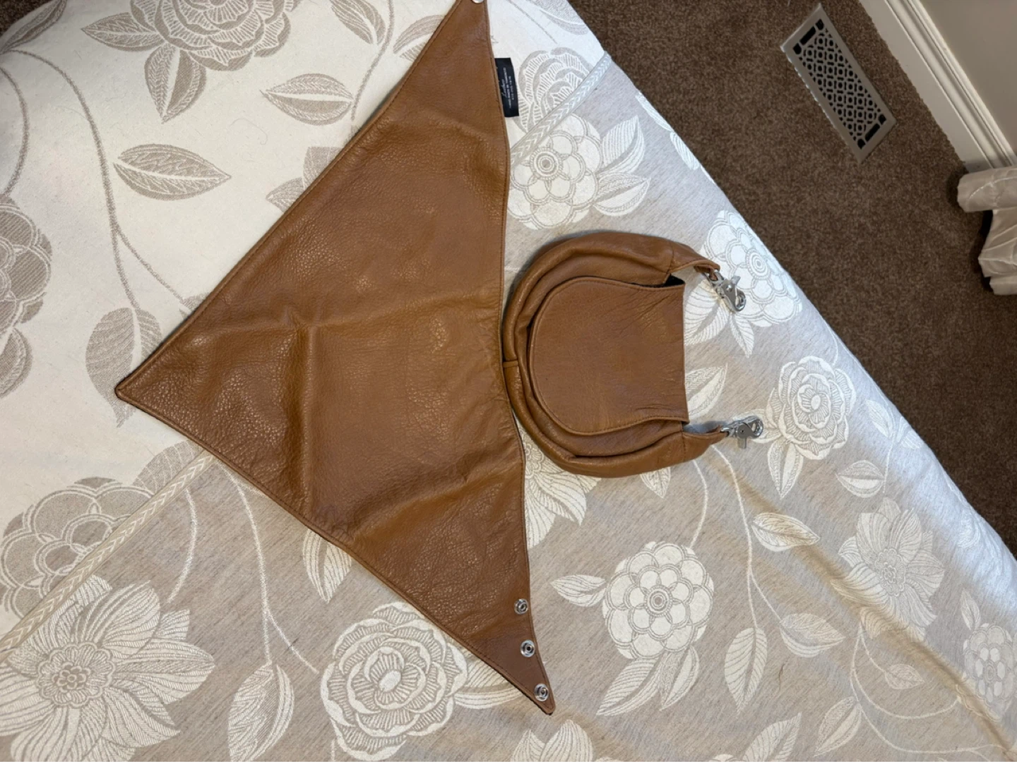 On The Fringe Custom Leathers Jacket, Vest, Chaps, and Scarf Set - photo 5