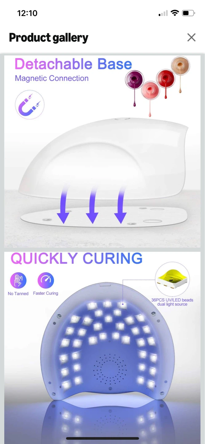 NAILGIRLS 150W UV LED Nail Lamp - photo 4