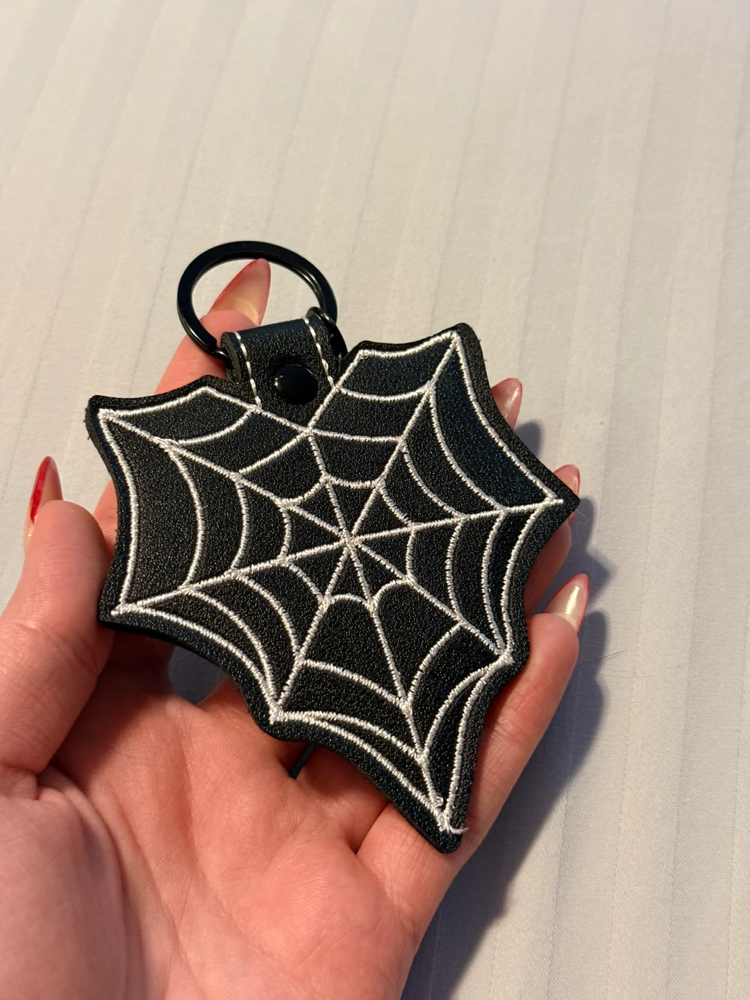 Black Spiderweb Keychain/Bag charm - photo 3