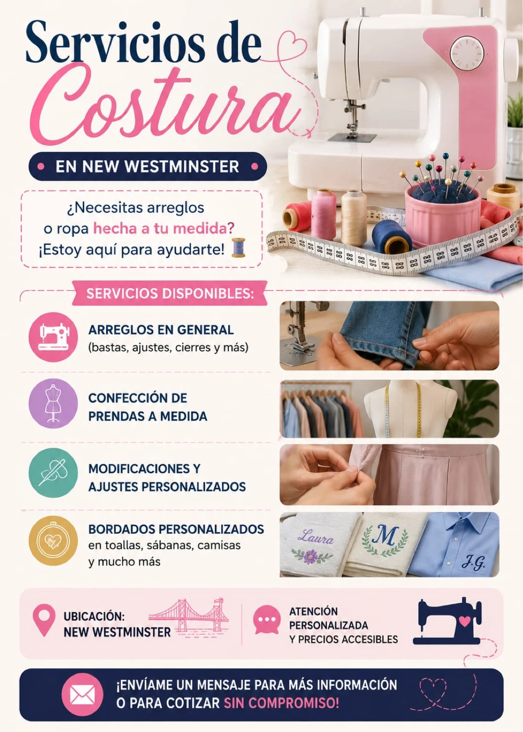 Giovanna Bonilla Custom Tailoring & Alterations