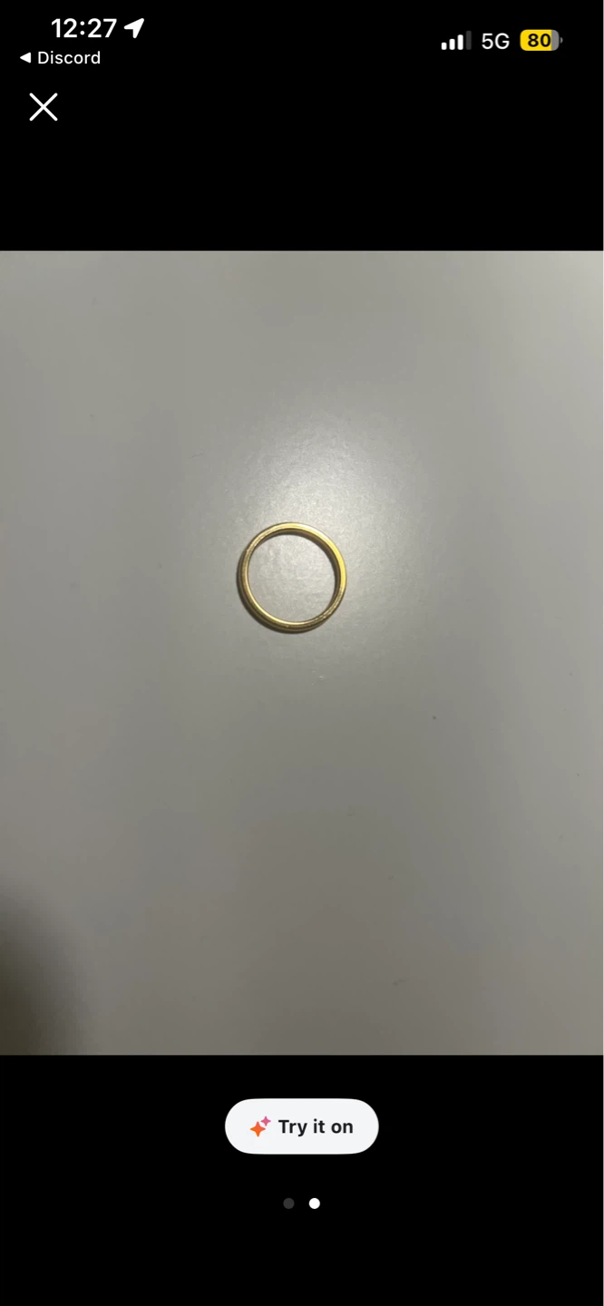 Gold Band Ring - photo 2