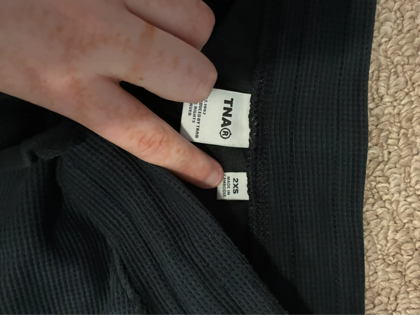 TNA Black Lounge Pants - photo 4