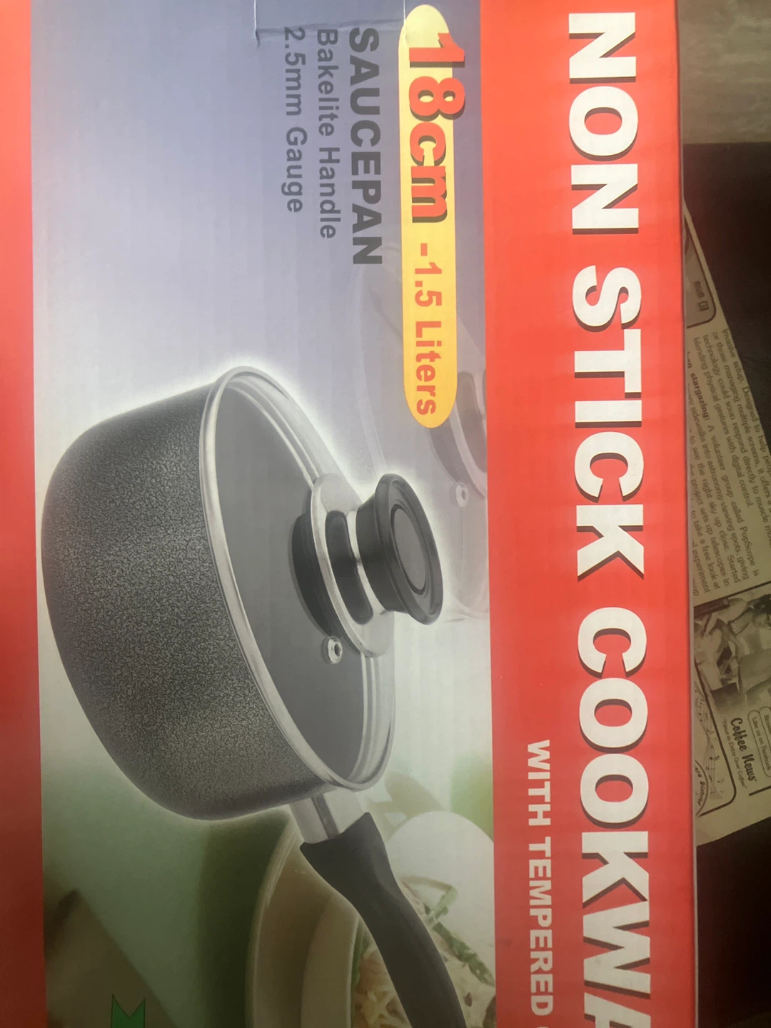 Non-Stick Cookware Saucepan 18cm - 1.5 Liters