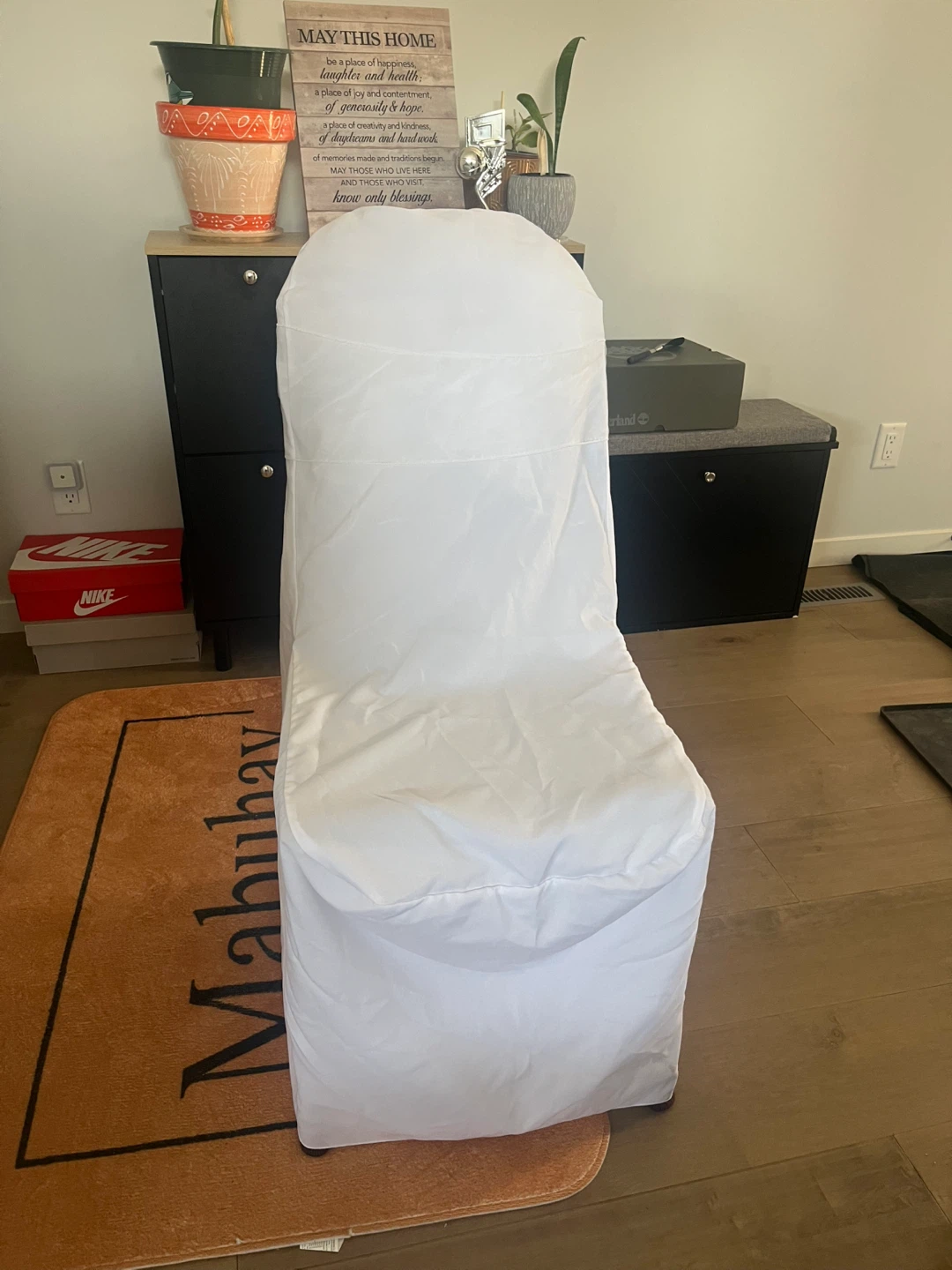 100 White chair covers for sale. $1.75 each chair cover - photo 2