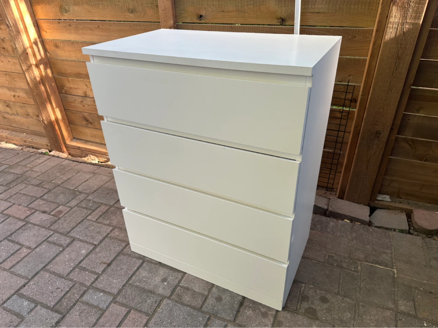 IKEA White 4‑Drawer Dresser — Minimalist & Modern Design