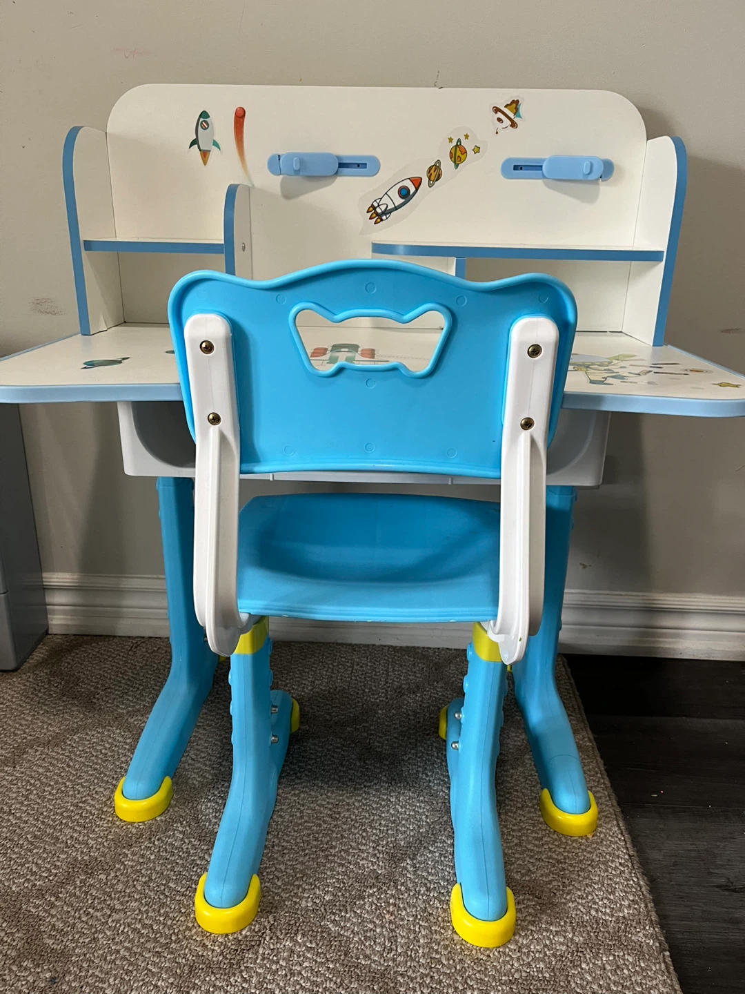 Kids Desk with Chair Blue