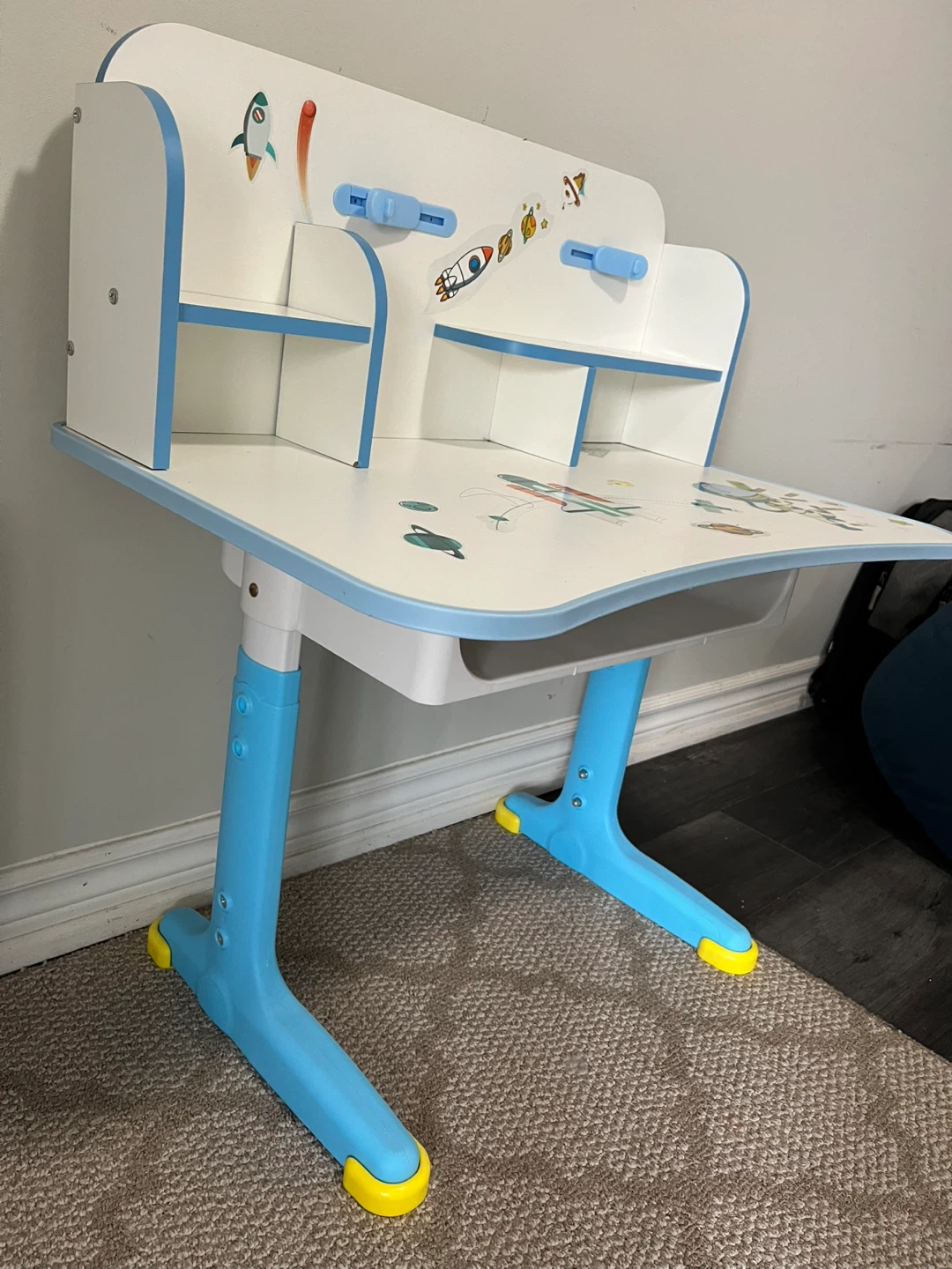 Kids Desk with Chair Blue - photo 5