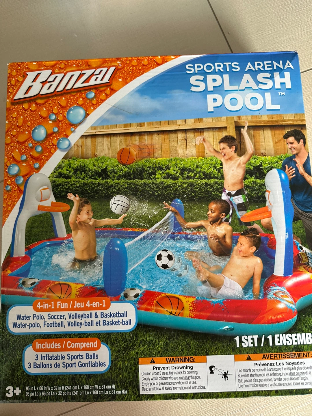 Banzai Sports Arena Splash Pool
