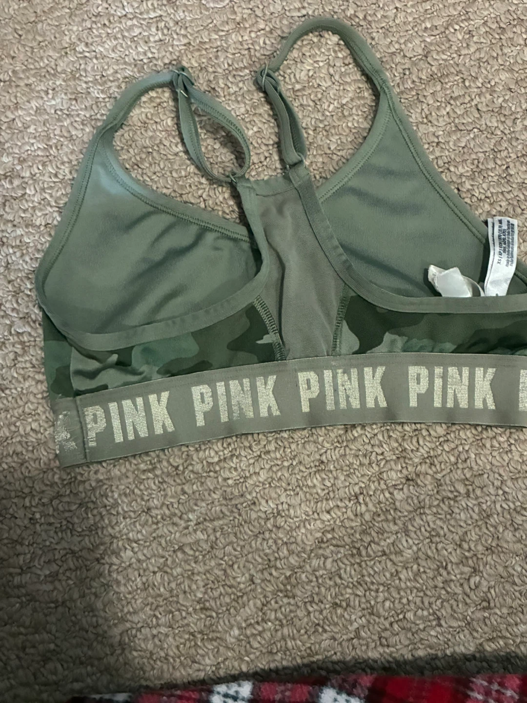 PINK Camo Sports Bra XS - photo 2