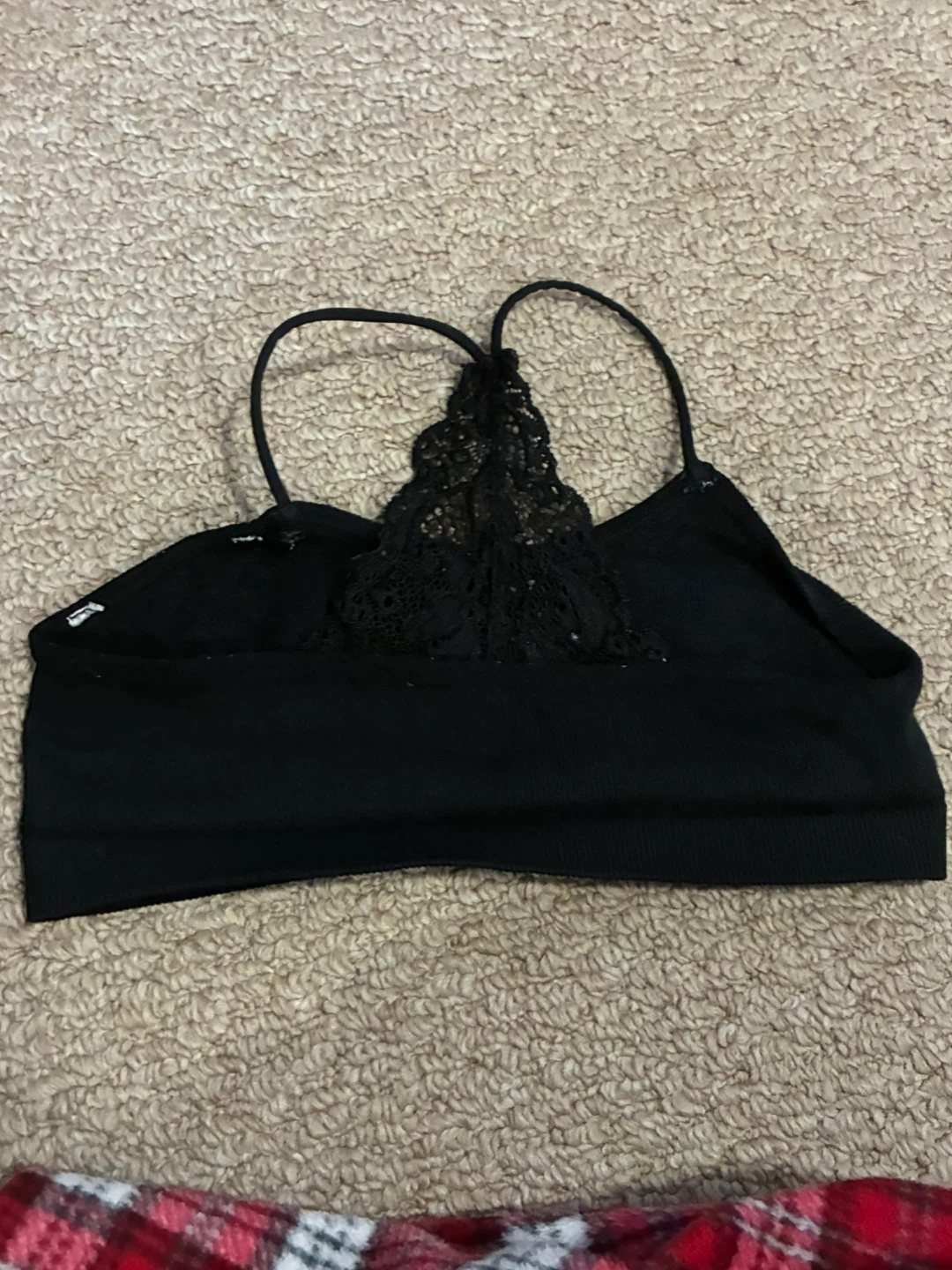 Black Lace Trim Bralette - photo 2