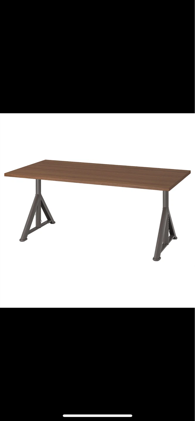 IKEA IDÅSEN desk, brown & grey, 120x70cm