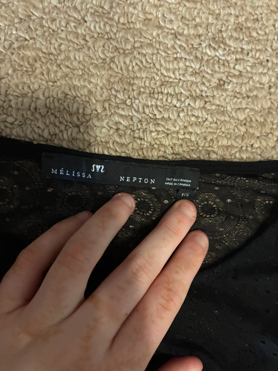 Mélissa Nepton Black Lace Dress - photo 3