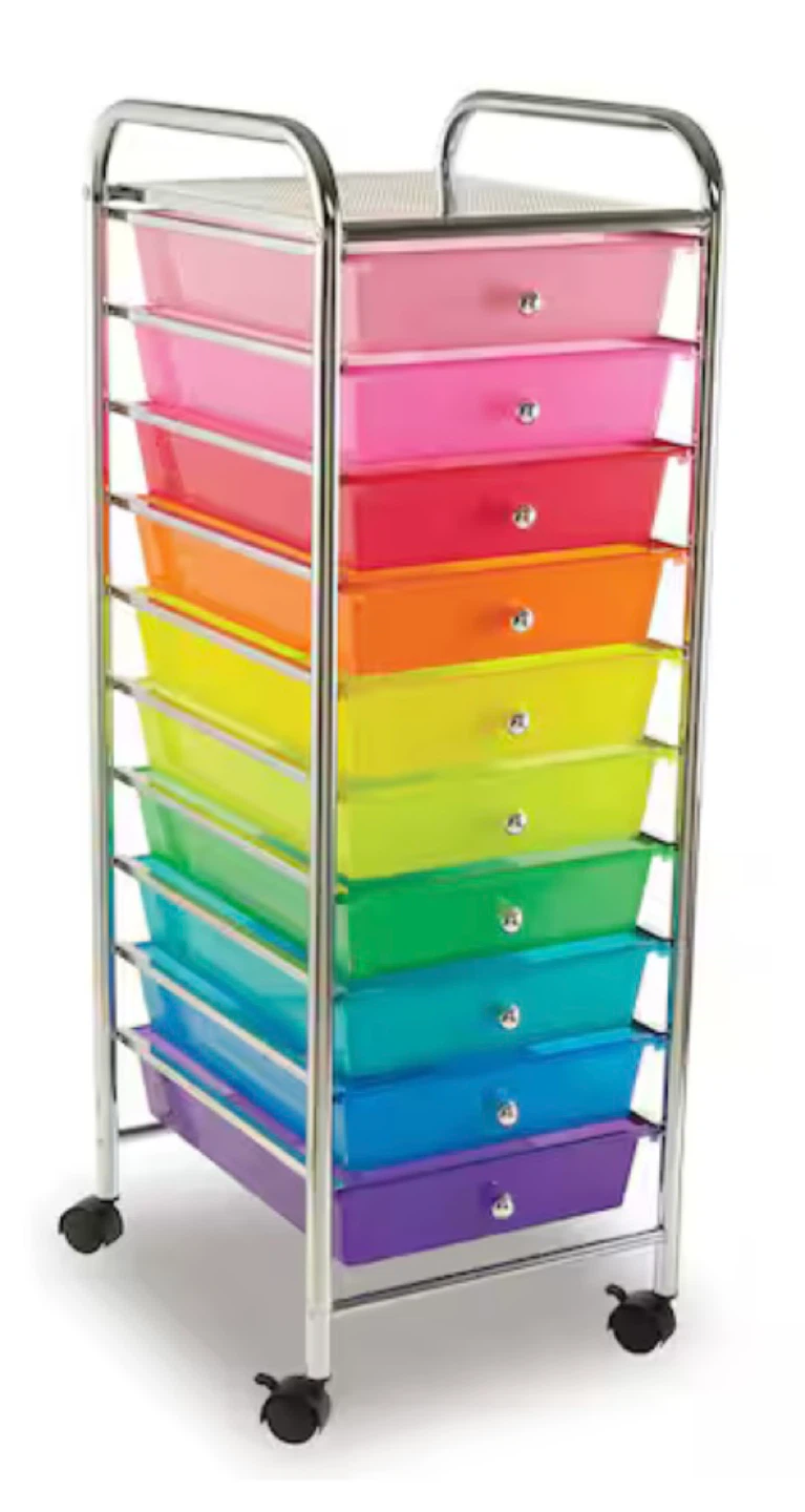 Colourful Art Cart