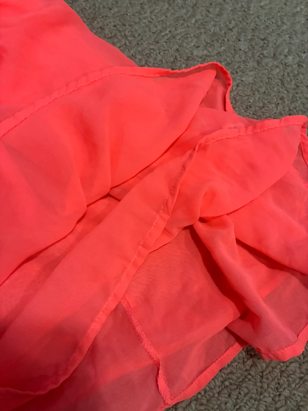 Ardene Strapless Dress - Black and Coral - photo 4