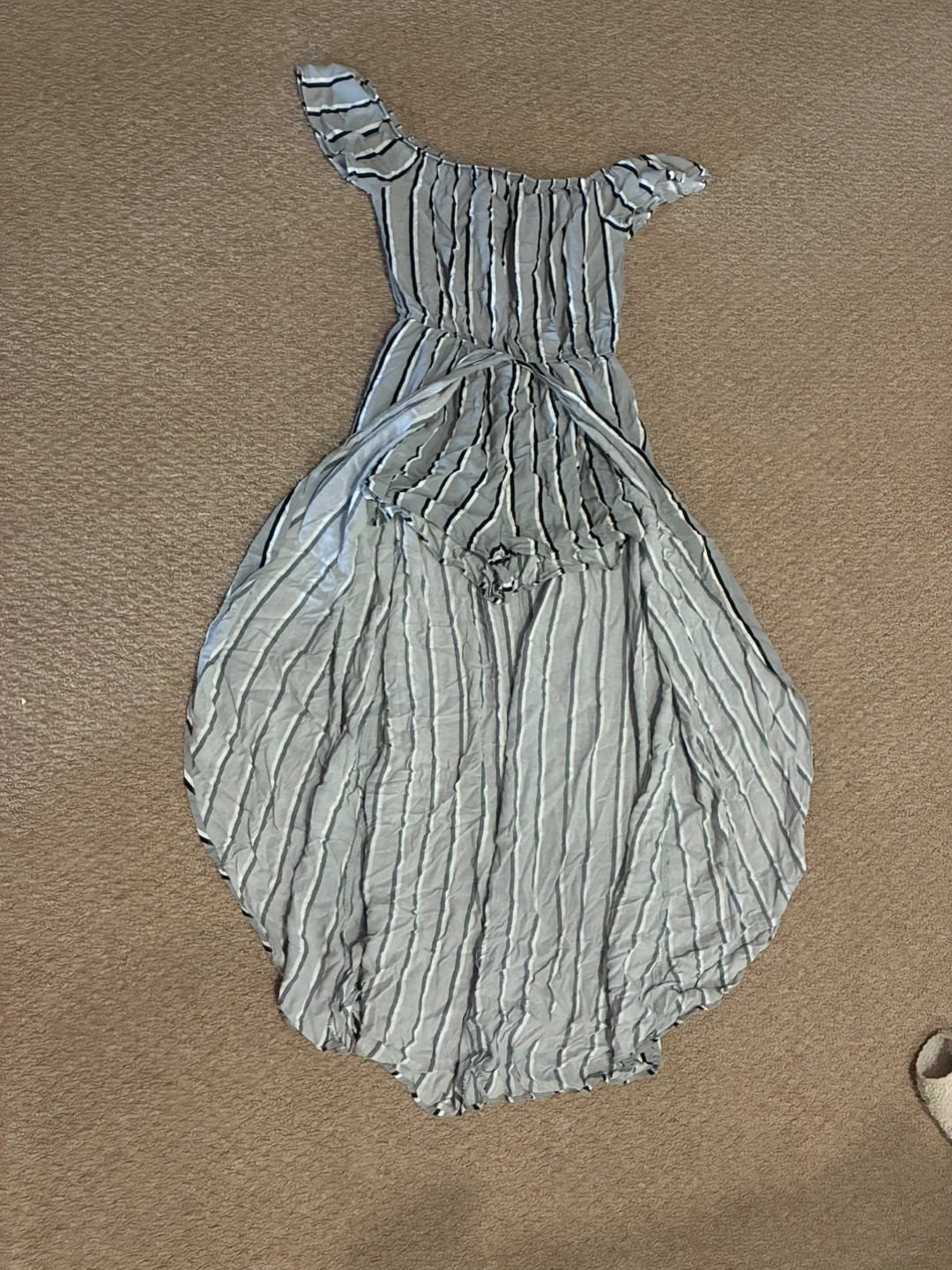J for Justify Striped Maxi Dress