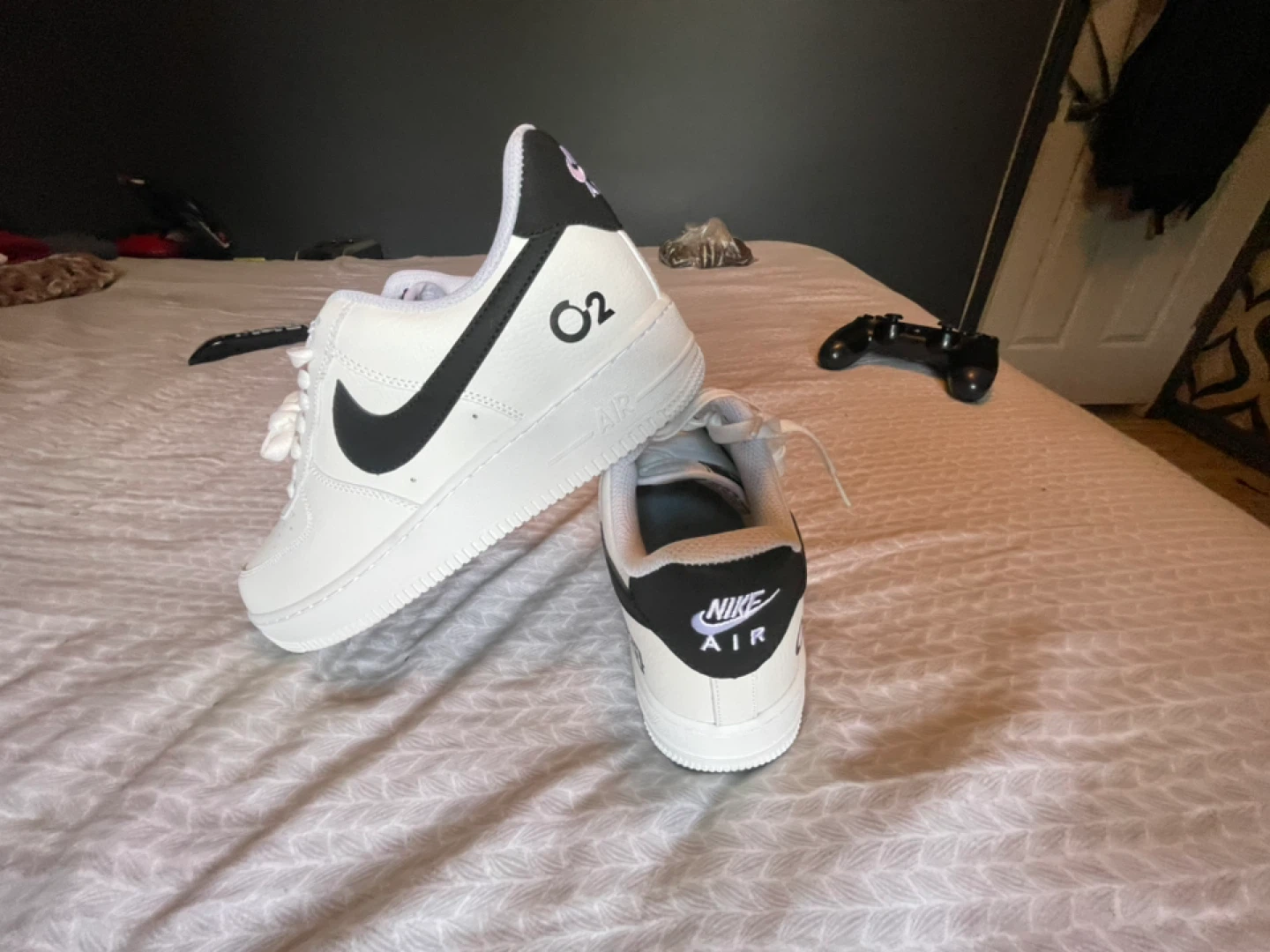 Nike Air Force 1 White Black O2 ZR Sneakers
