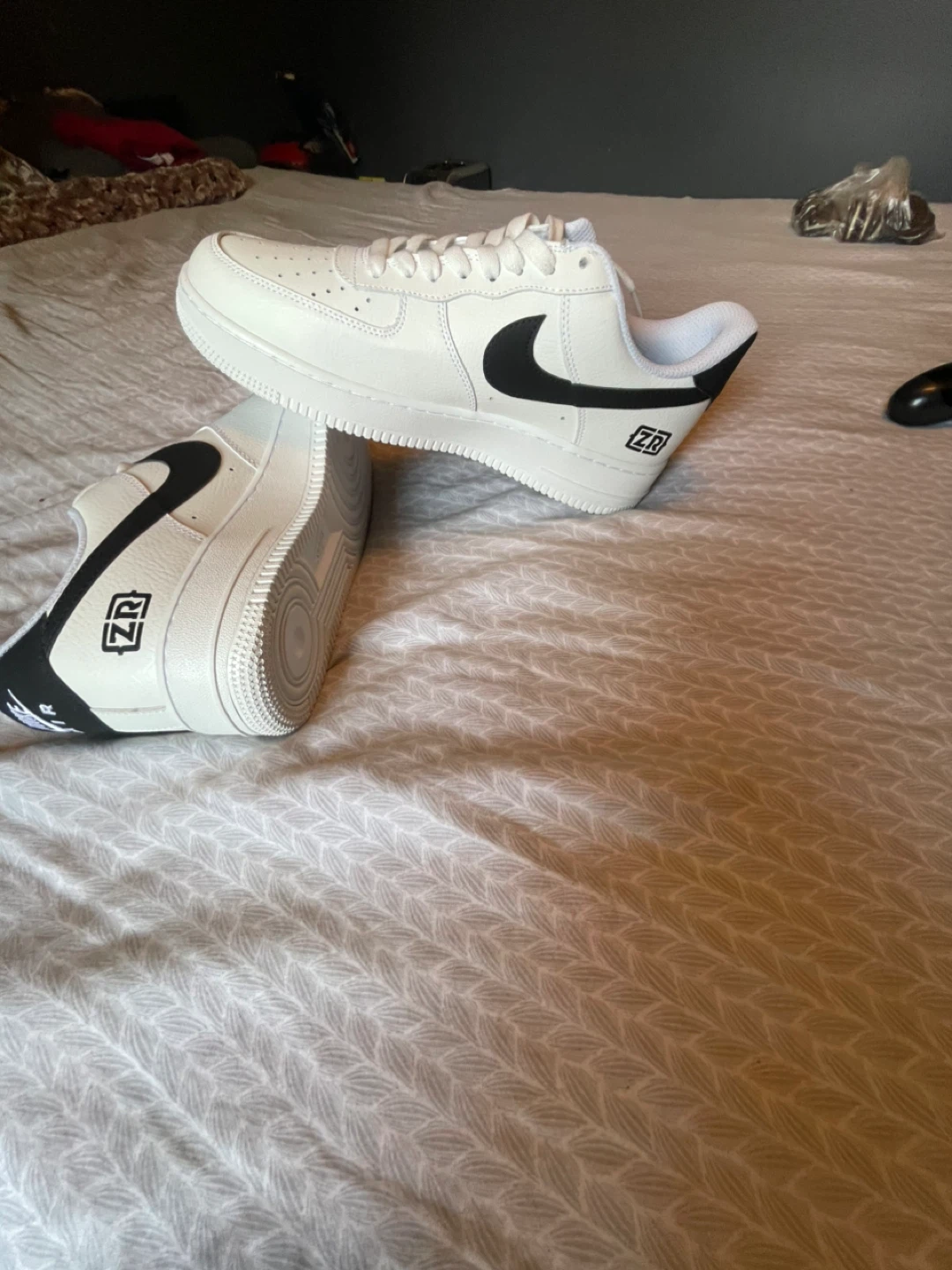 Nike Air Force 1 White Black O2 ZR Sneakers - photo 3