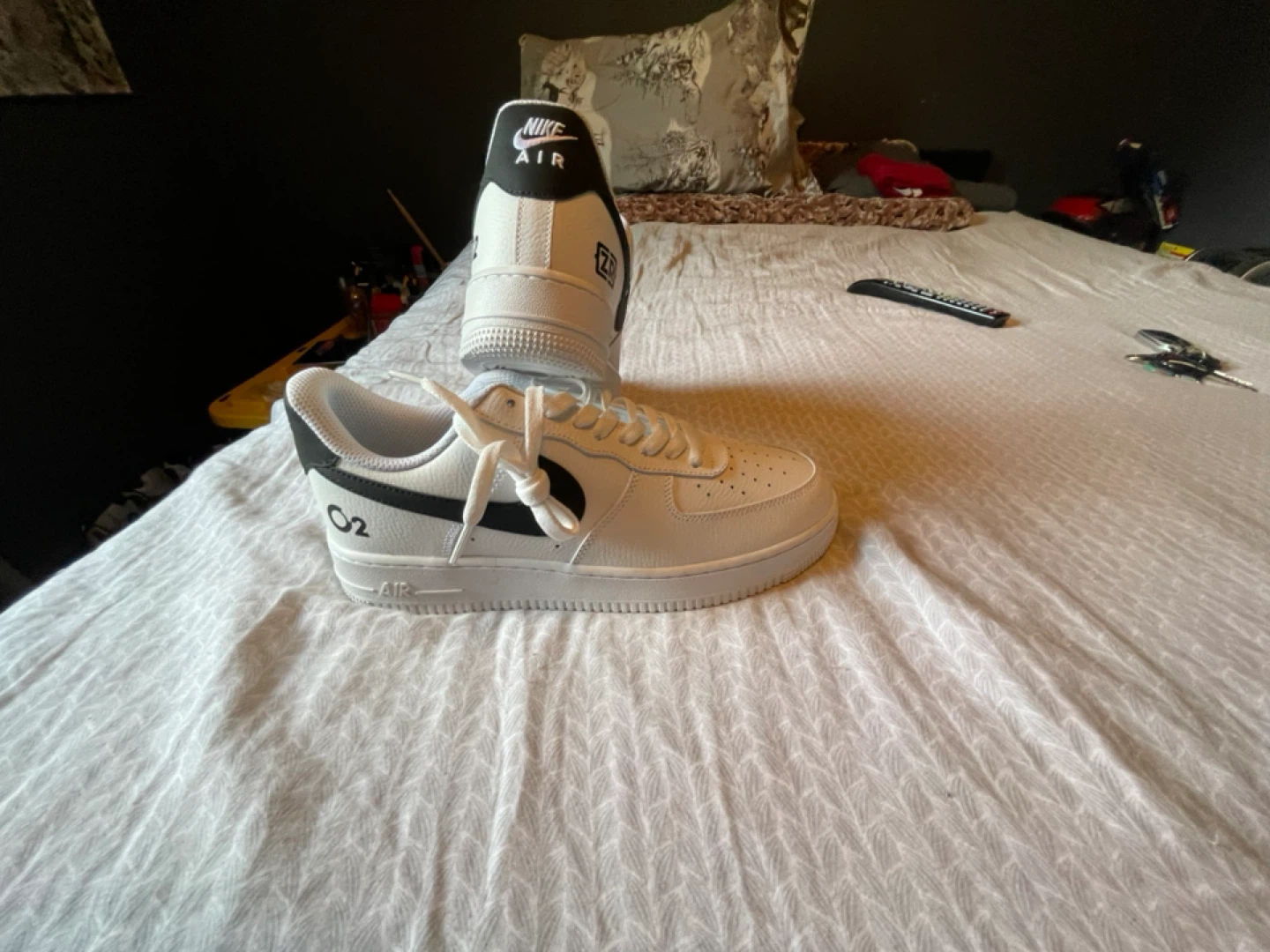 Nike Air Force 1 White Black O2 ZR Sneakers - photo 2