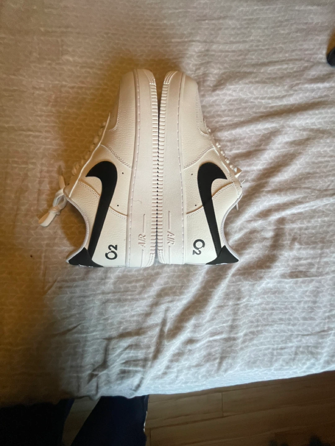 Nike Air Force 1 White Black O2 ZR Sneakers - photo 5