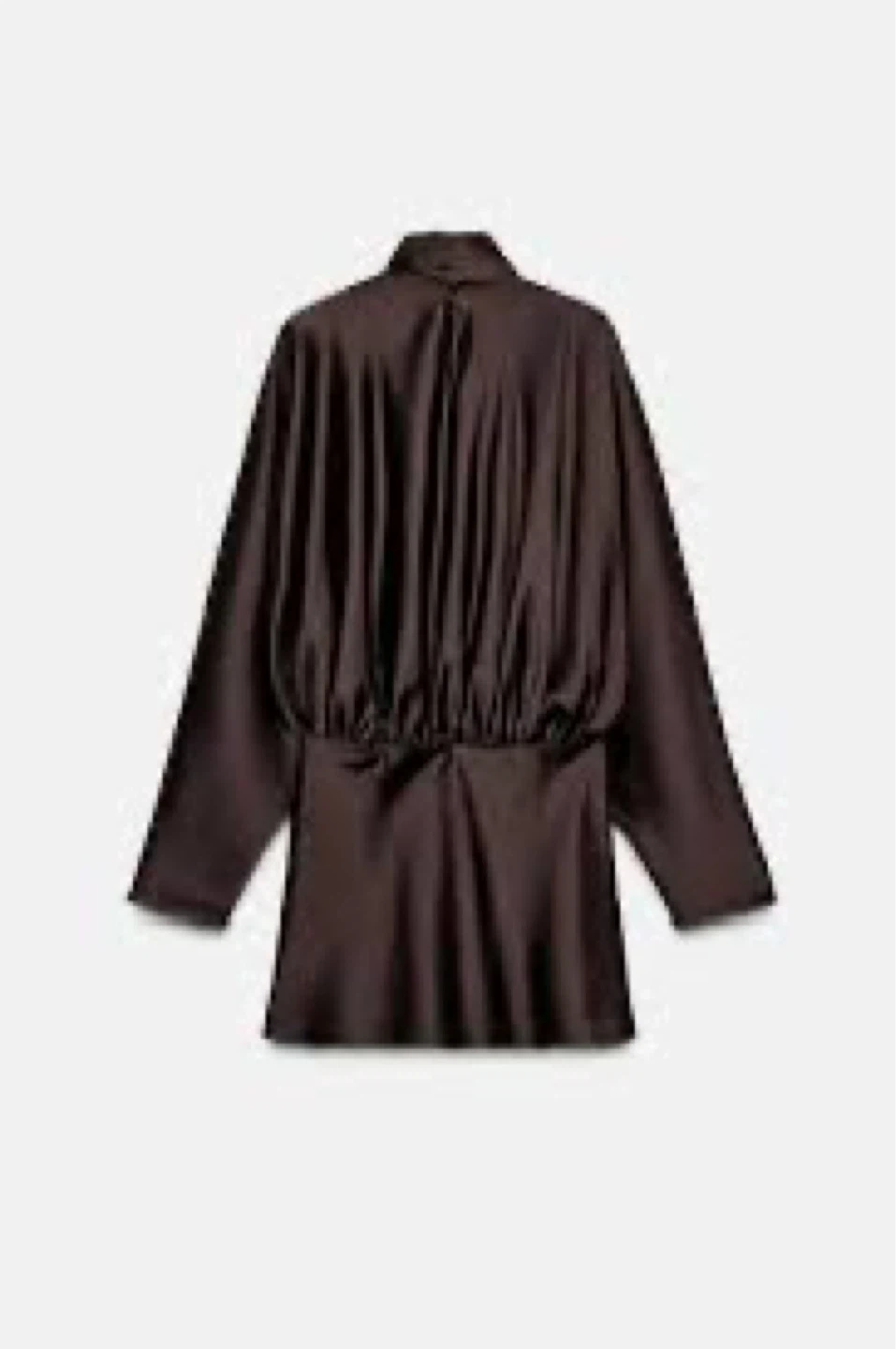 Zara  satin dress with tie neck XS - photo 4