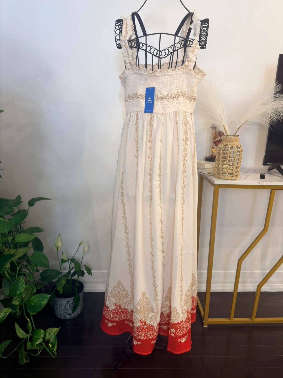 Cream Maxi Dress - photo 5