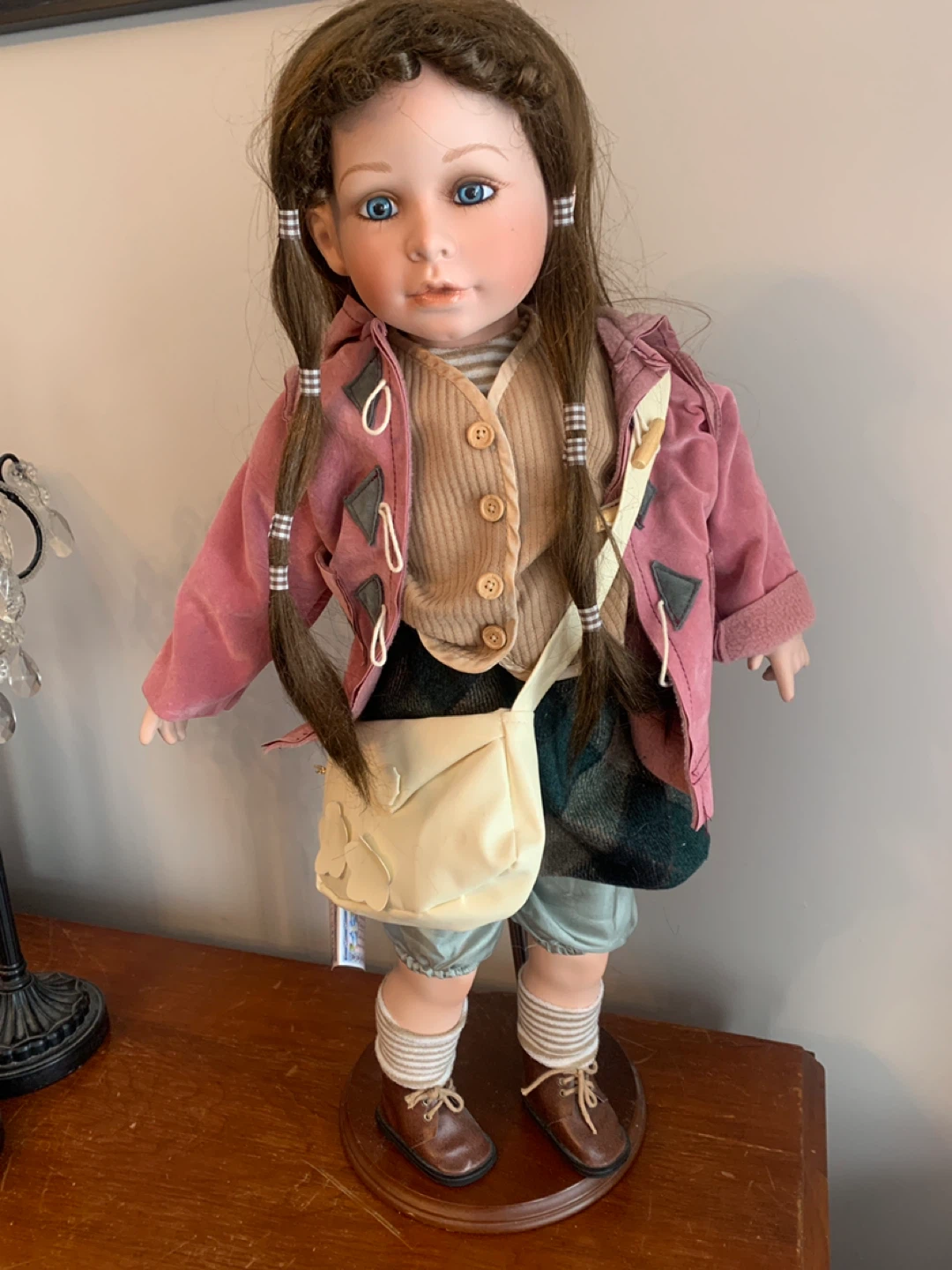 Vintage Large girl doll