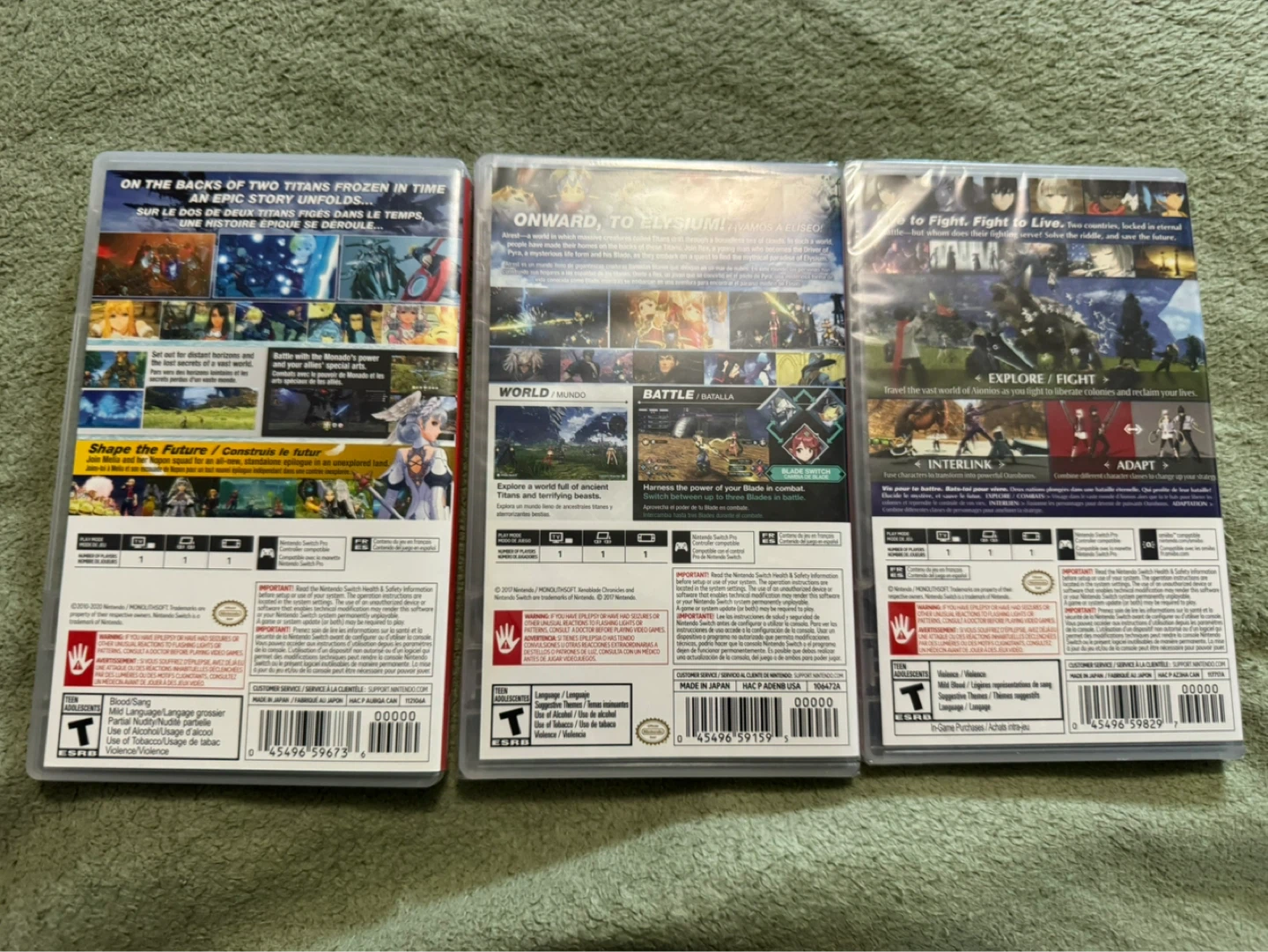 Nintendo Switch Xenoblade Chronicles Games (1, 2, 3) - photo 2