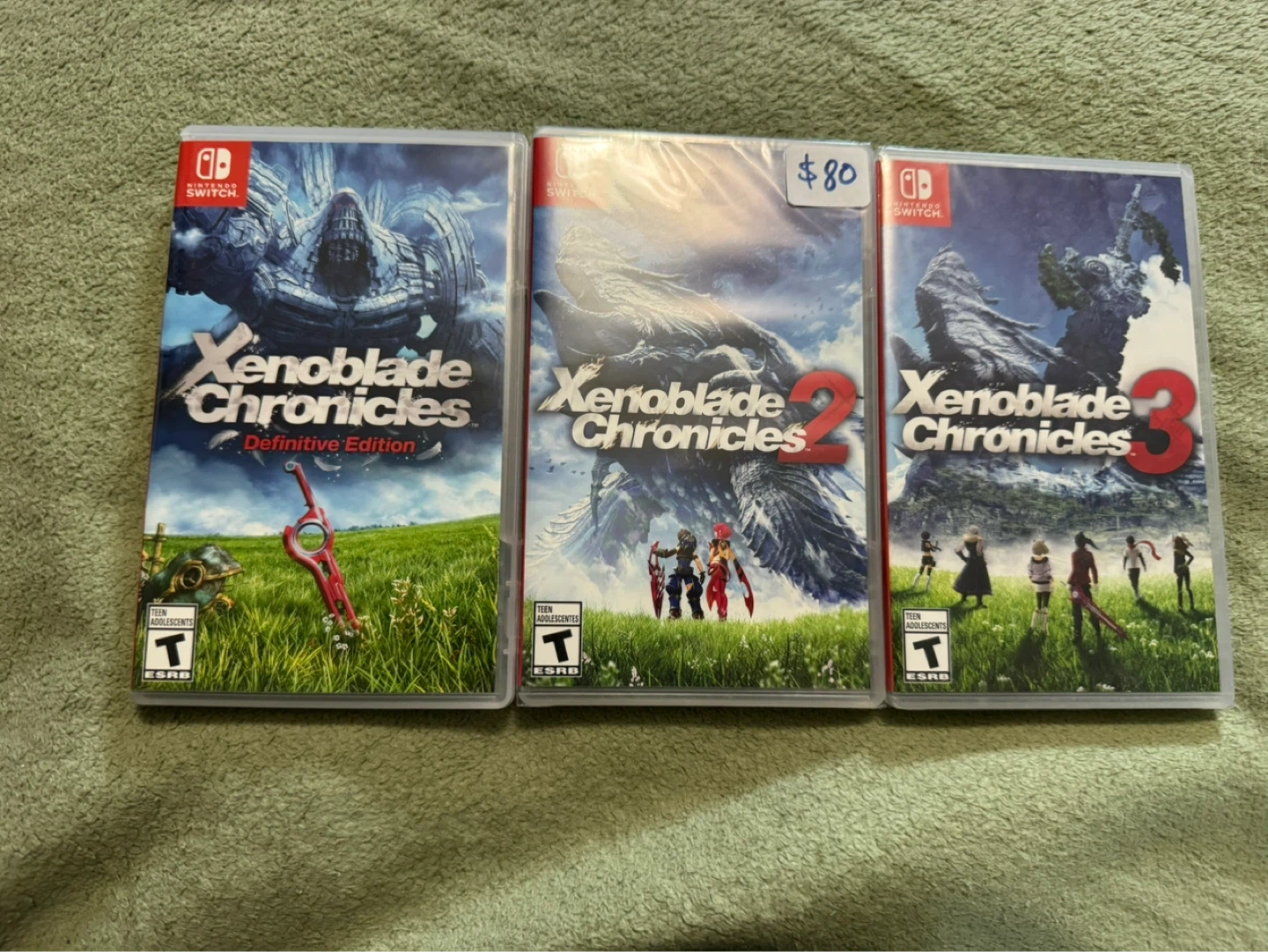 Nintendo Switch Xenoblade Chronicles Games (1, 2, 3)