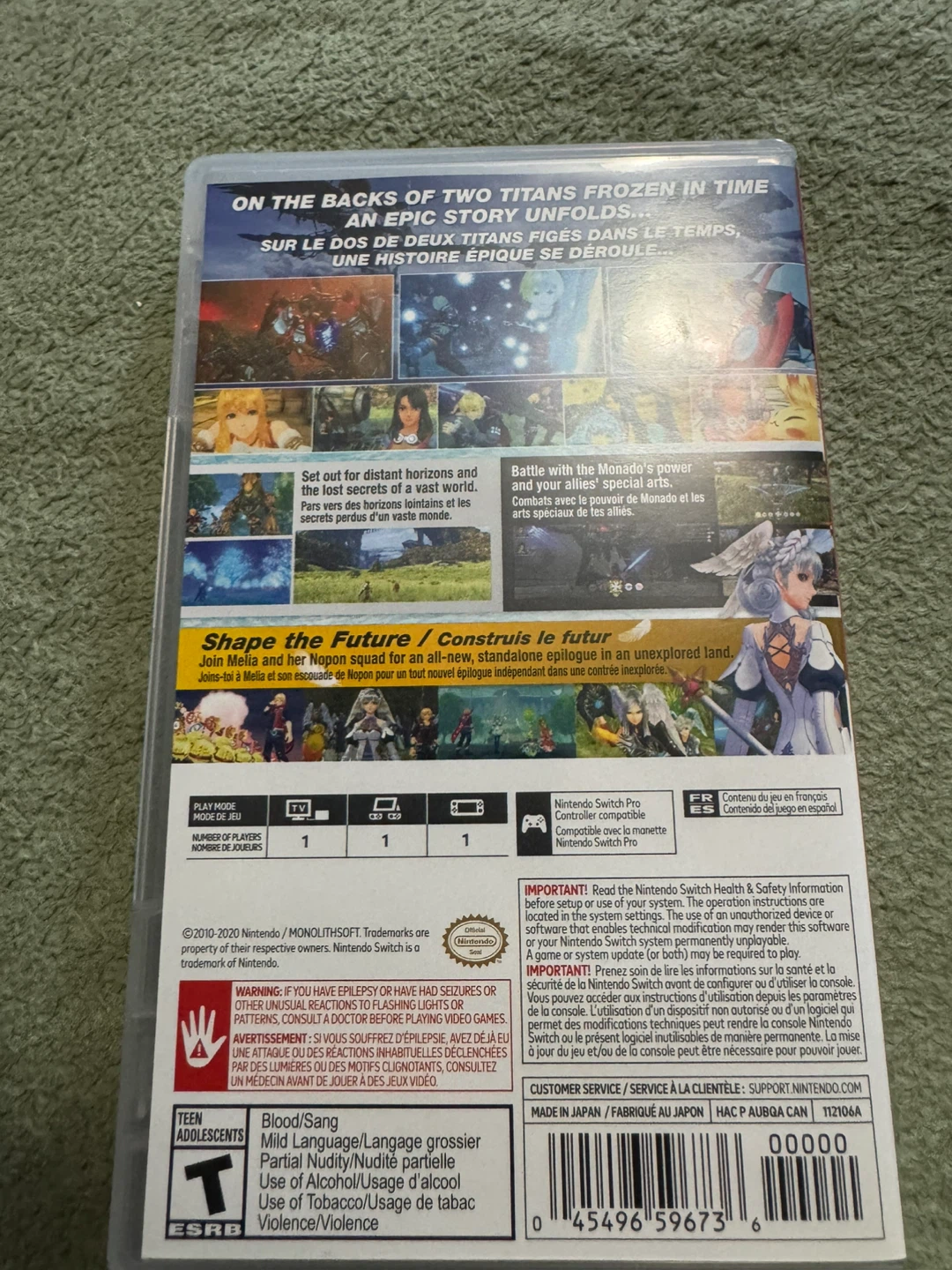 Nintendo Switch Xenoblade Chronicles Definitive Edition - photo 3