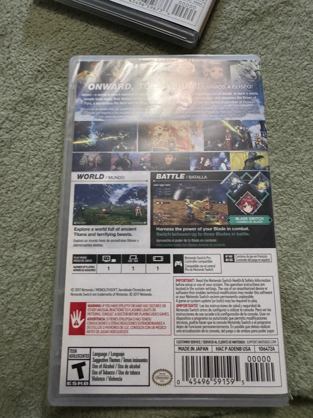 Xenoblade Chronicles 2 Nintendo Switch (Sealed) - photo 3