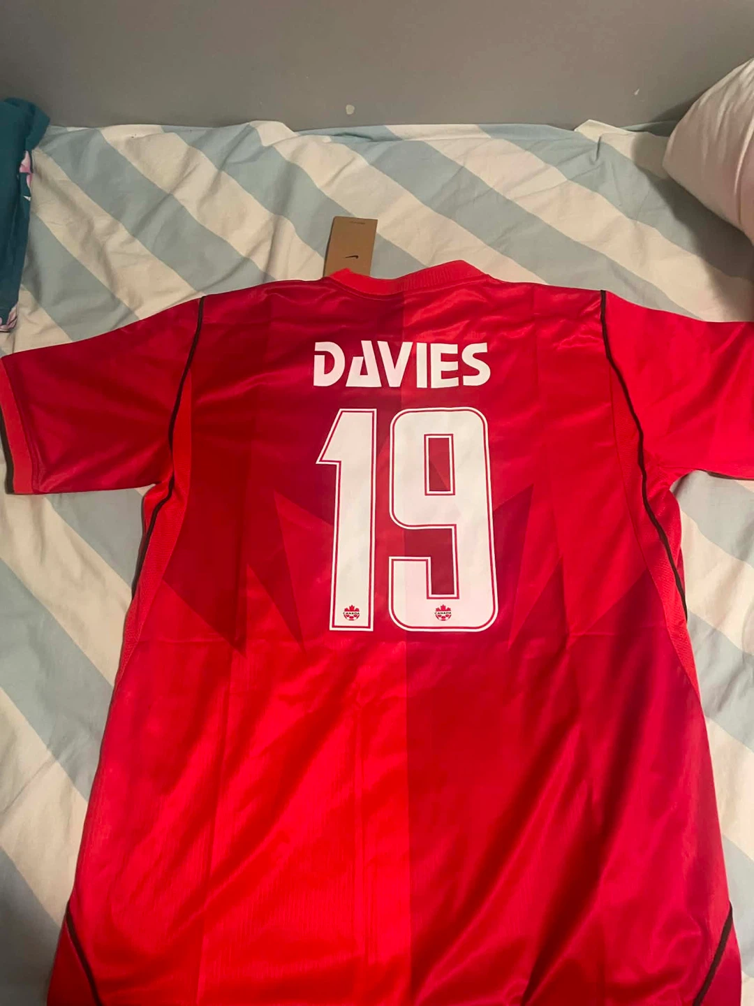 Nike Canada Soccer Jersey Davies 19