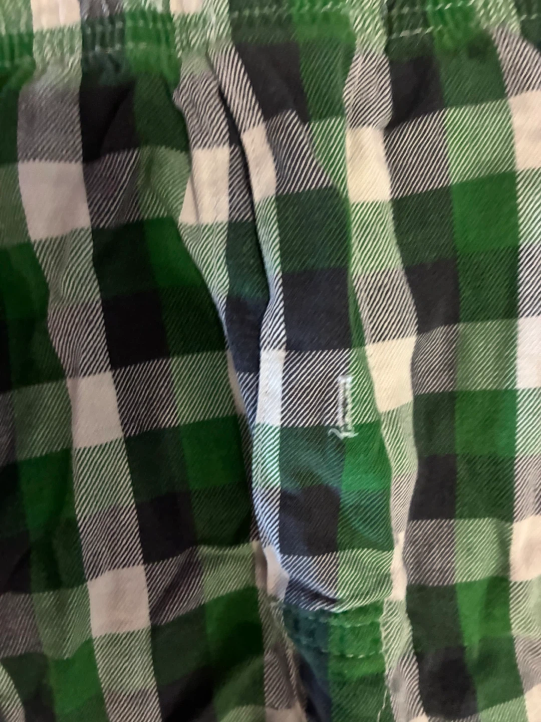 Soxo Plaid Pajama Pants - Green/White/Black - photo 2