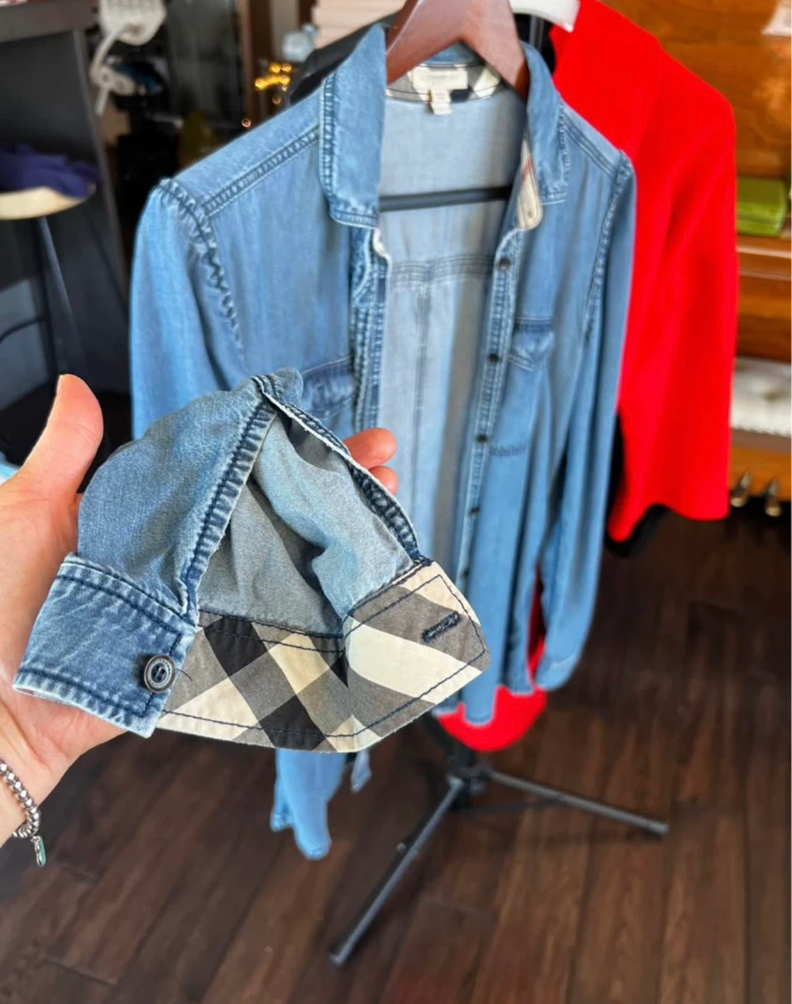 Burberry Brit Denim Shirt - Size M - photo 2