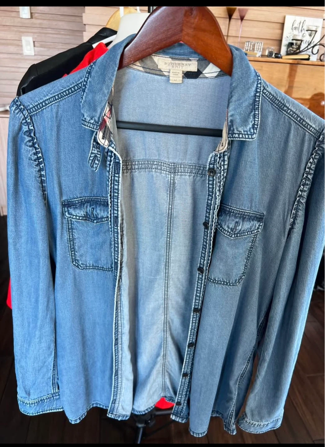 Burberry Brit Denim Shirt - Size M - photo 3