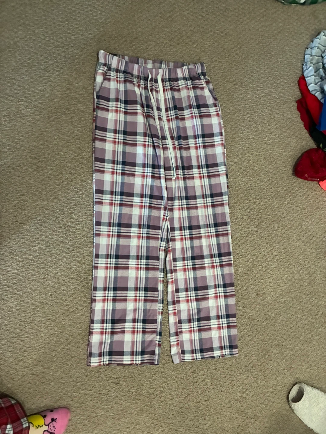 George Plaid Pajama Pants Size M/M