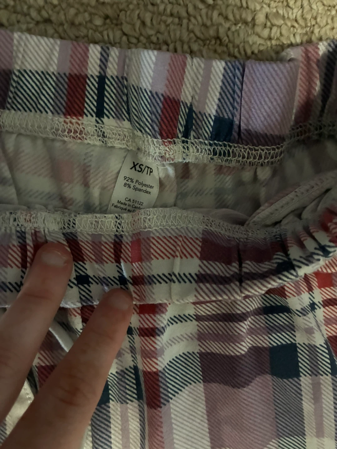 Plaid Pajama Pants XS - photo 3