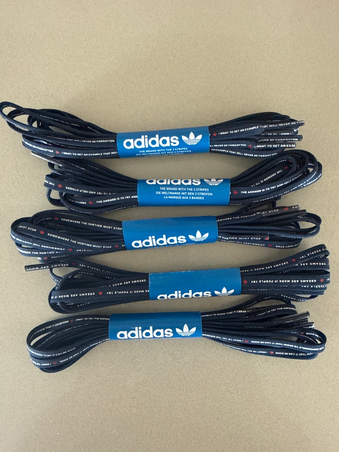 Adidas Terry Fox Shoelaces (Set of 5)