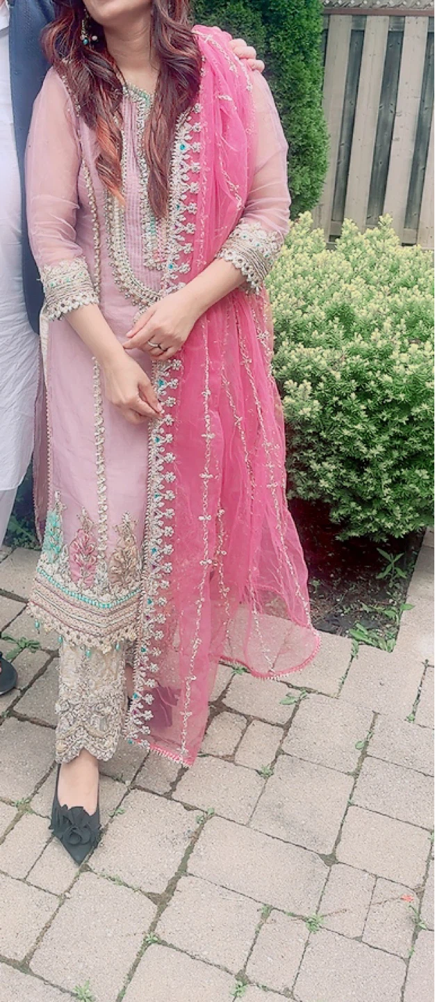 Women's Embroidered Kurti Set with Dupatta