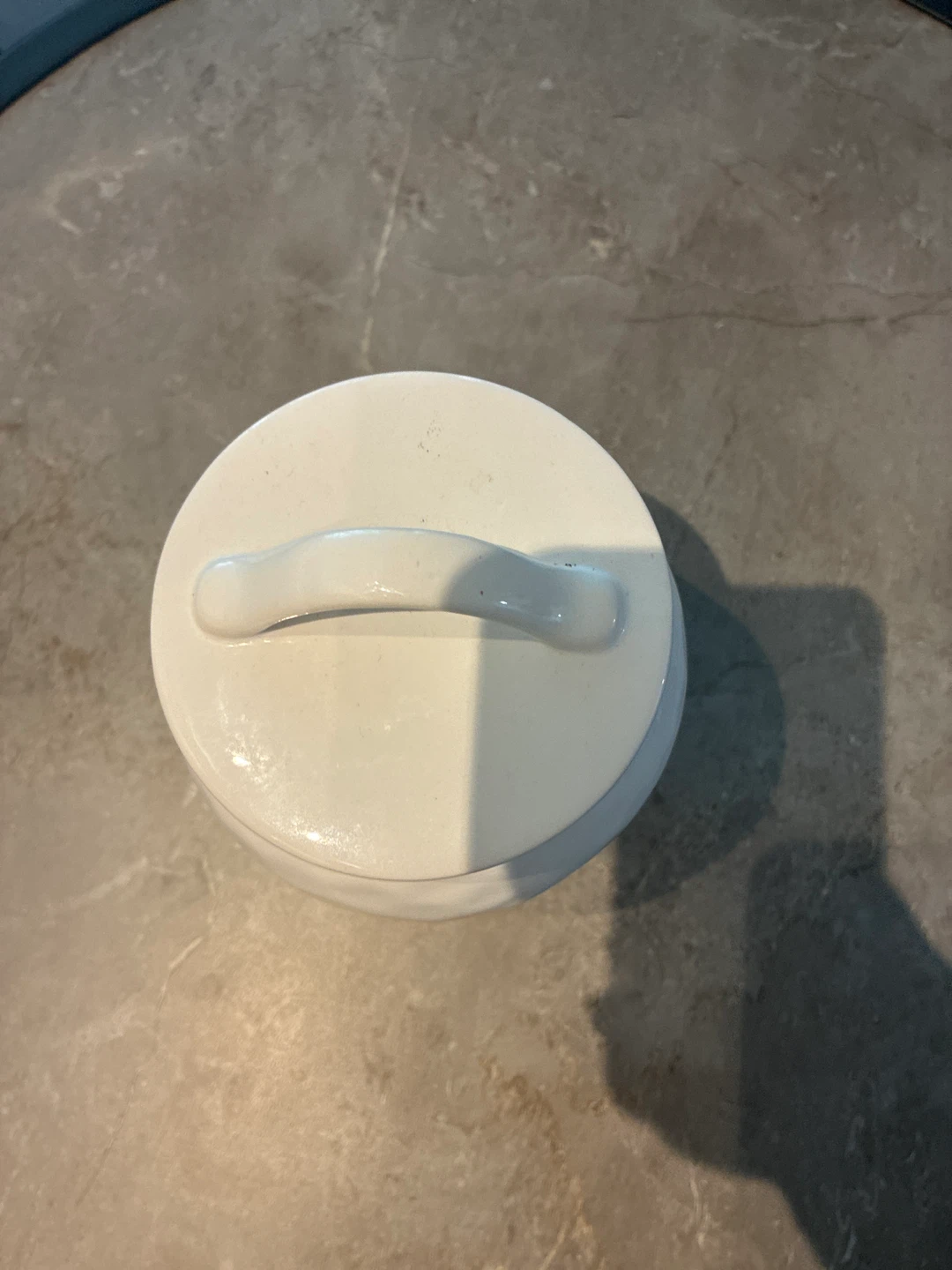 White Ceramic Coffee Canister - photo 2