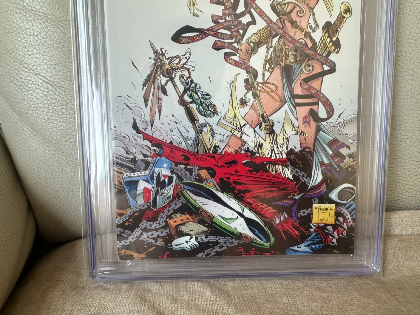 Spawn #9 CGC 9.6/White Pages (1st. appearance of Angela) - photo 3