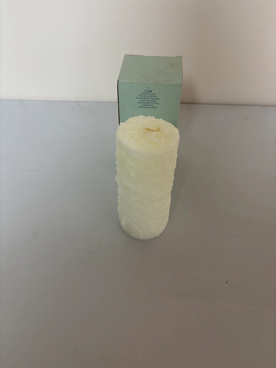Snow Pillar Candle