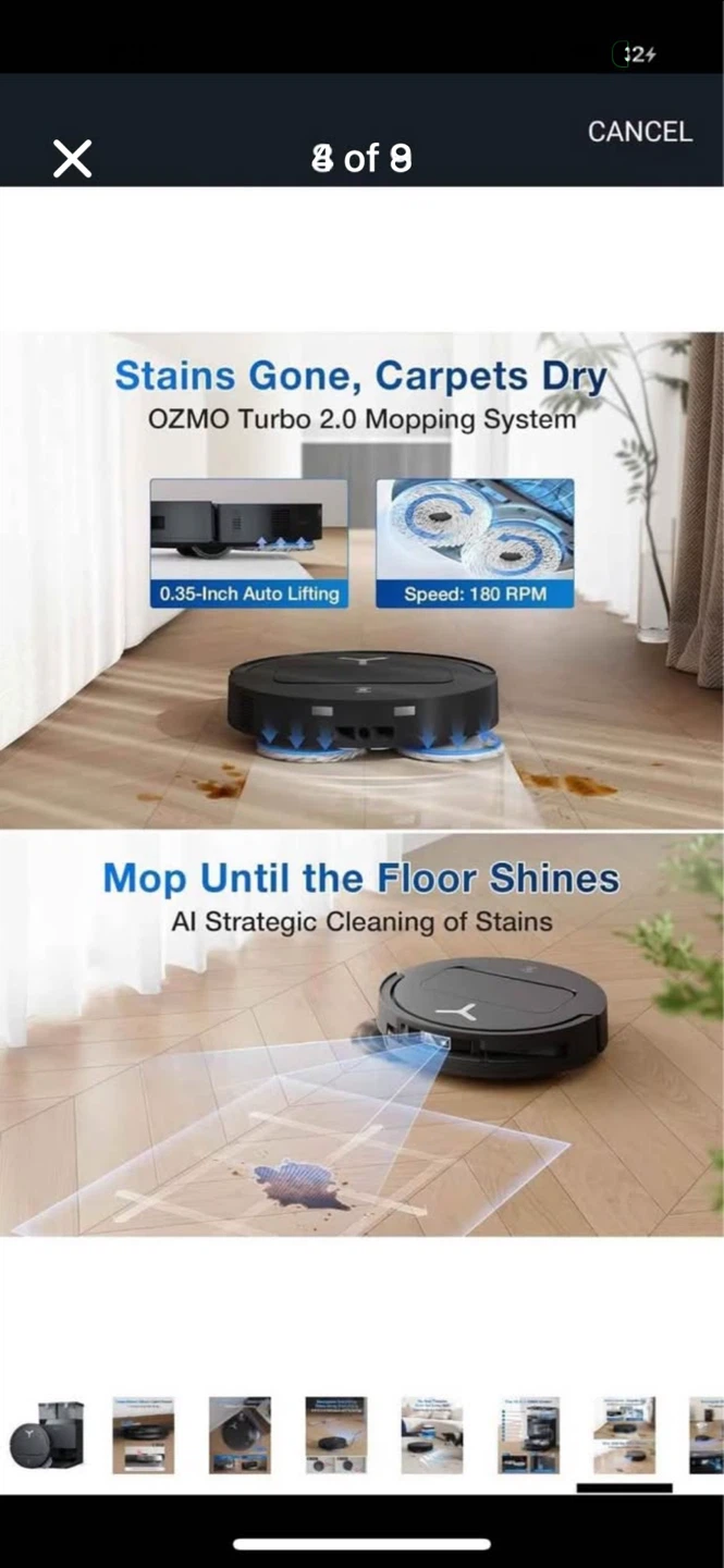 ECOVACS DEEBOT T50 PRO Omni Robot Vacuum and Mop - photo 2