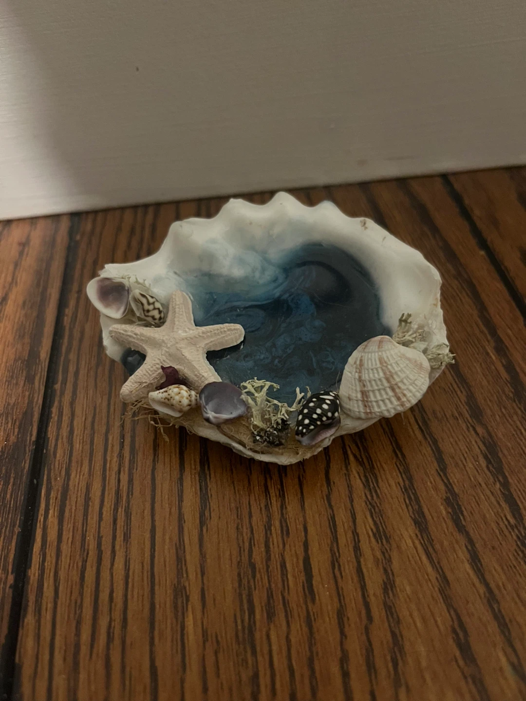 Hand crafted seashell art piece - photo 3