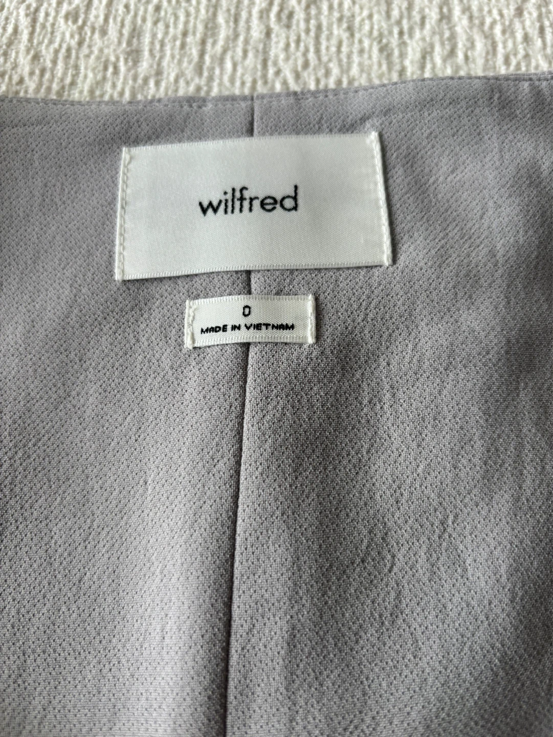 Wilfred Rocco Vest - Size 0 - Light Grey BRAND NEW with Tag - photo 3