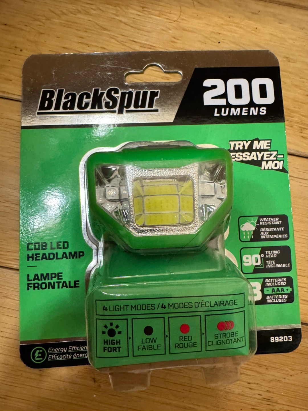 BlackSpur COB LED Headlamp - 200 Lumens
