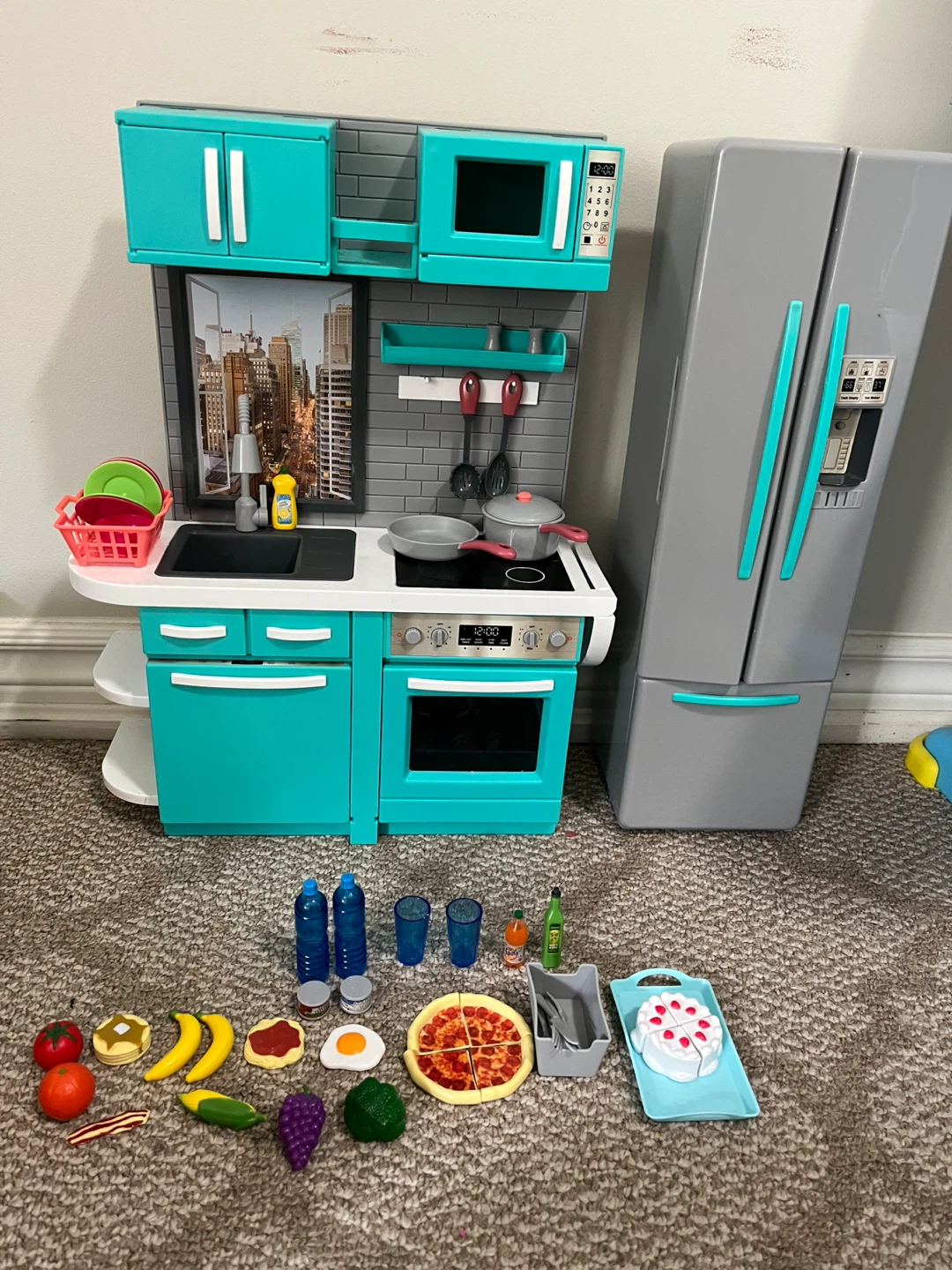 Kids Play Kitchen with Accessories